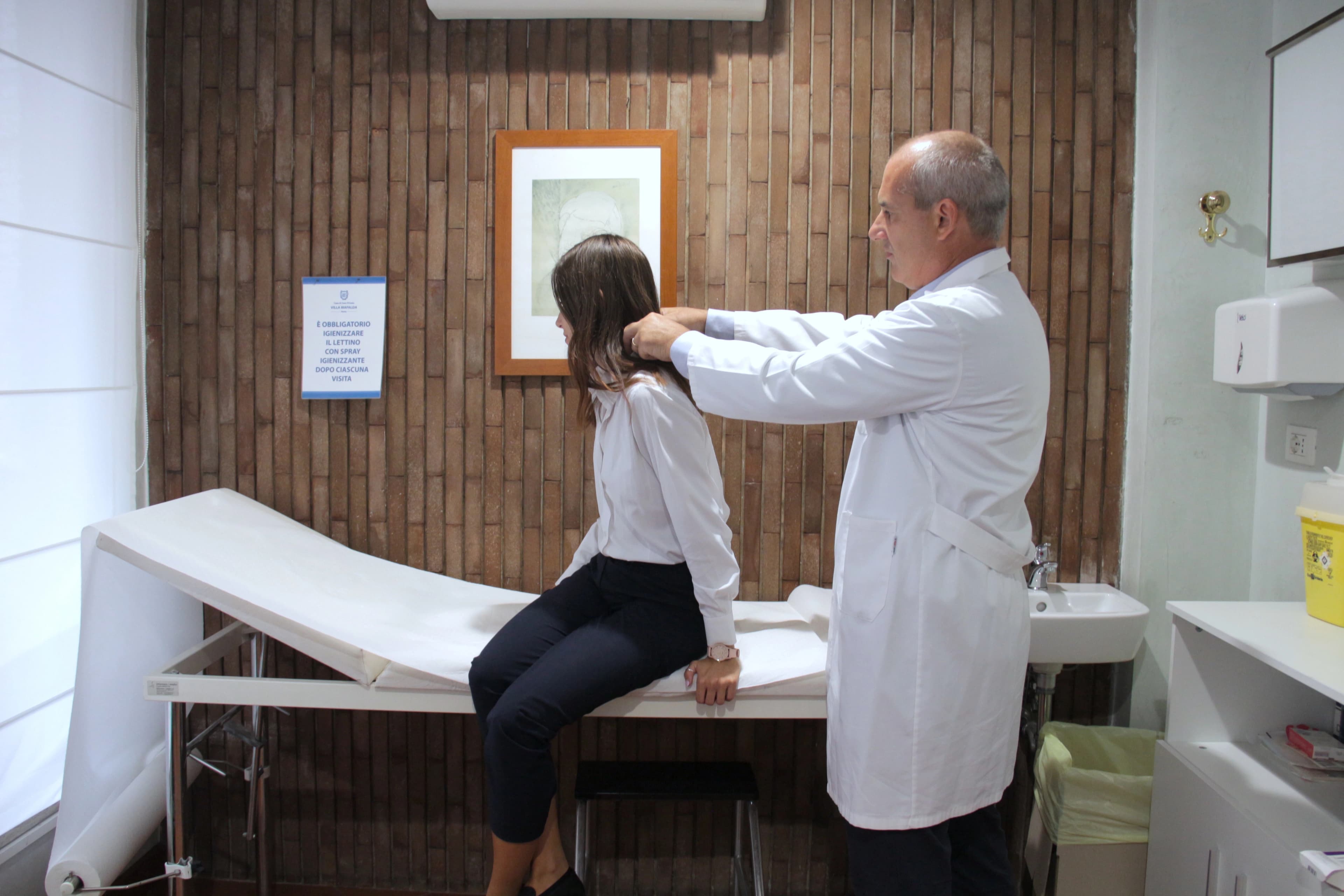 Paziente con visita medica